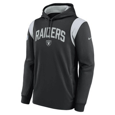 Nike Therma Athletic Stack (NFL Las Vegas Raiders) Men's Pullover ...