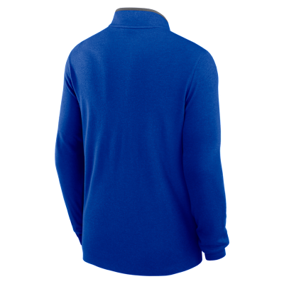 Buffalo Bills Logo Victory Men's Nike Dri-FIT NFL 1/2-Zip Long-Sleeve Top