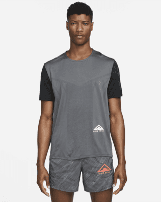 Мужские шорты Nike Dri-FIT Rise 365 Short-Sleeve Trail Top для бега