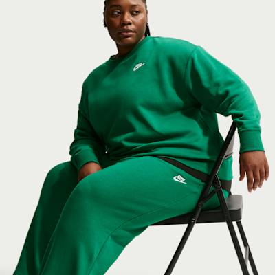 Nike Sportswear Club Fleece Women's Mid-Rise Wide-Leg Sweatpants (Plus Size)