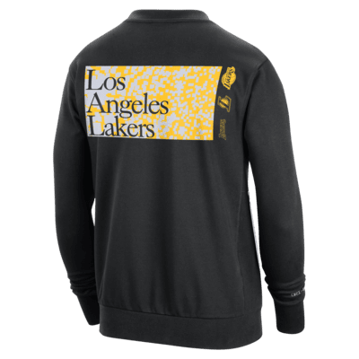 Los Angeles Lakers Standard Issue Nike Dri-FIT NBA-s, kerek nyakkivágású férfipulóver