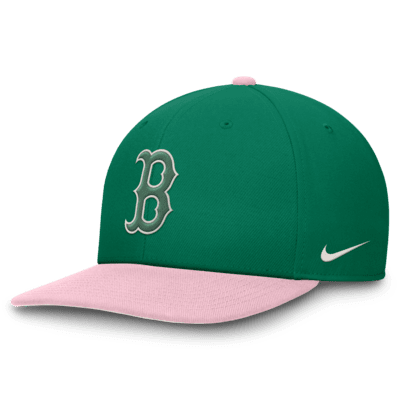 Gorra ajustable Nike Dri-FIT de la MLB para hombre Boston Red Sox Malachite Pro