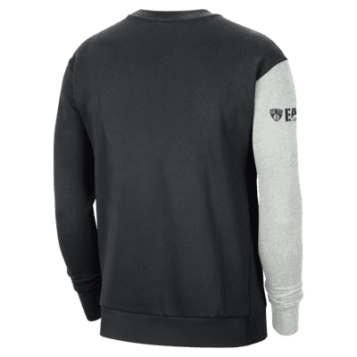 Brooklyn Nets Courtside Men's Nike NBA Fleece Sweatshirt. Nike.com