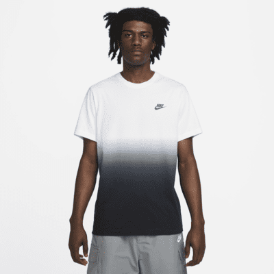 Pure Malfunction slogan Nike Sportswear Essentials+ Men's Dip-Dyed T-Shirt. Nike IL