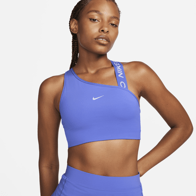 Nike Pro Swoosh Women's Medium-Support Asymmetrical Sports Bra. Nike NO