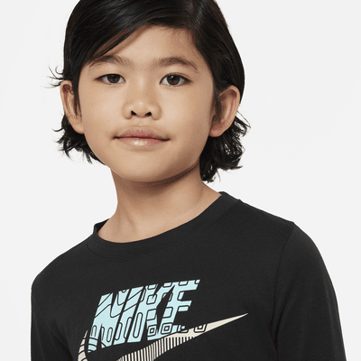 Nike Futura Hazard Tread Long Sleeve Tee Little Kids T-Shirt