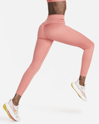 leggings graphiques femme Nike Pro Dri-FIT 7/8 taille haute 1X marron  fossile