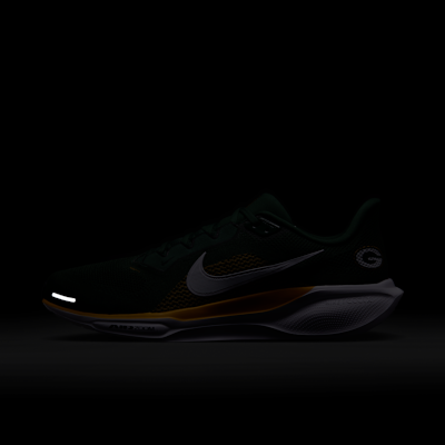 Tenis de correr en pavimento Nike de la NFL para hombre Green Bay Packers Pegasus 41