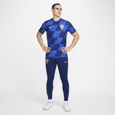 Pánský zápasový/venkovní fotbalový dres s krátkým rukávem Nike Dri-FIT ADV Authentic Chorvatsko 2024/25