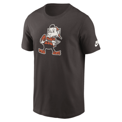 Cleveland Browns Rewind Logo Essential Men's Nike NFL T-Shirt