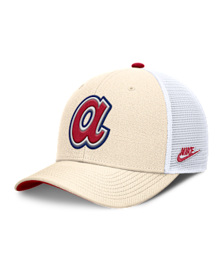 Мужские  Atlanta Braves Cooperstown Rise Nike Dri-FIT MLB Trucker Adjustable Hat