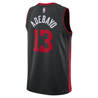 Jersey Nike Dri-FIT Swingman de la NBA para hombre Bam Adebayo Miami Heat City Edition 2023/24