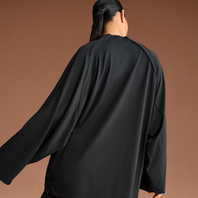 NikeSKIMS Airy Women's Oversized V-Neck Long-Sleeve Top