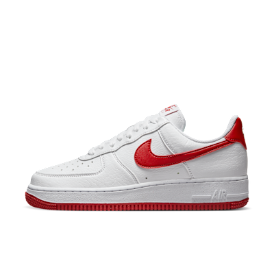 Nike Air Force 1 sneaker Wit/Wit/Volt/Gym Red