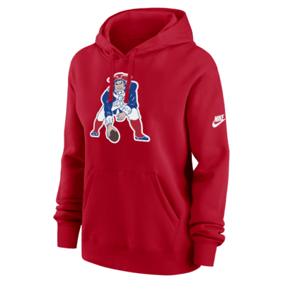 Sudadera con gorro sin cierre Nike de la NFL para mujer New England Patriots Club