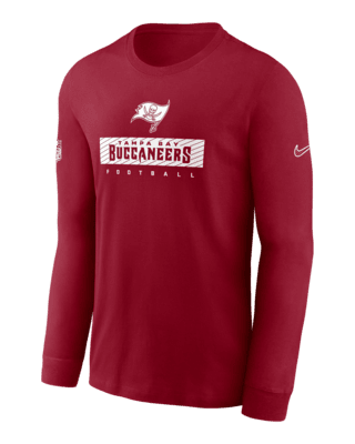 Мужская футболка Tampa Bay Buccaneers Sideline Team Issue Nike Dri-FIT NFL Long-Sleeve