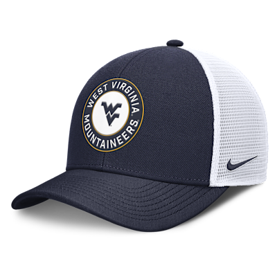 West Virginia Primetime Rise Men's Nike Dri-FIT College Trucker Adjustable Hat