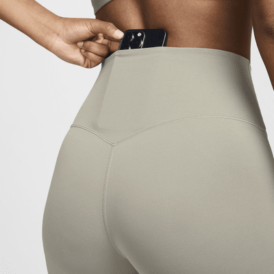 Leggings a todo o comprimento de cintura subida e suporte ligeiro Nike Zenvy para mulher