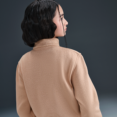 Sudadera de medio cierre para niña talla grande Nike Sportswear Club Fleece