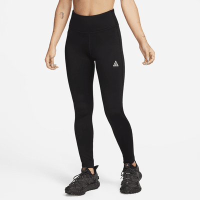 Adidas Essentials 3-Stripe Tights Black White Women's XS