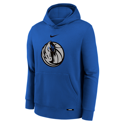 Sudadera con gorro de tejido Fleece para niños talla grande Dallas Mavericks Club Fleece City Edition