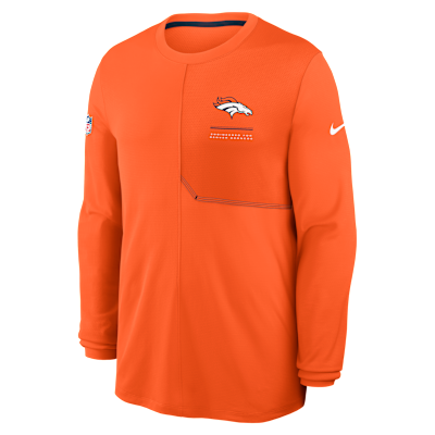 Denver Broncos Sideline Coach Men's Nike Dri-FIT NFL Long-Sleeve Top from Nike - $65