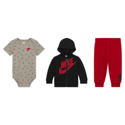 Ensemble trois pièces avec pantalon Just Do It Nike pour Bébé (3-6 mois)