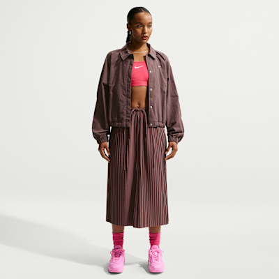 Chamarra de coach oversized para mujer Nike Sportswear