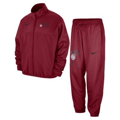 Miami Heat Starting 5 Courtside Nike NBA-tracksuit med grafik til mænd