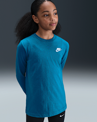 Детская футболка Nike Sportswear Big Kids' Long-Sleeve
