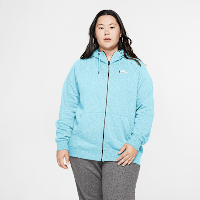 plus size nike zip up hoodie