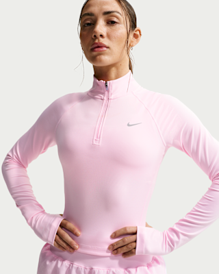 Женские  Nike Tempo Dri-FIT Fitted 1/2-Zip Top для бега