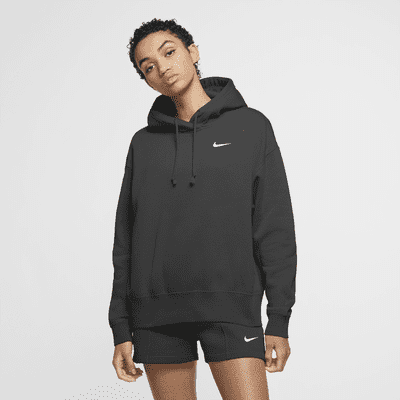 nike women's therma po fleece hoodie