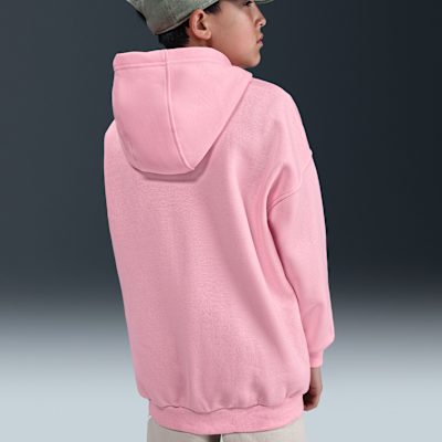 Sudadera con gorro sin cierre oversized para niños talla grande Nike Sportswear Club Fleece