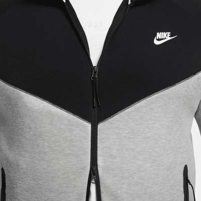 Ανδρική μπλούζα με κουκούλα και φερμουάρ Nike Sportswear Tech Fleece Windrunner