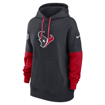 Houston Texans Sideline Essential Women's Nike NFL Pullover Hoodie