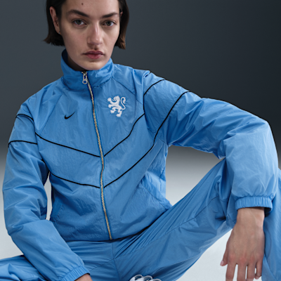 Hollanda Windrunner Nike UV Dokuma Kadın Futbol Ceketi
