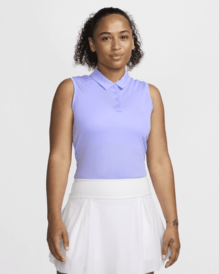 Женские  Nike Dri-FIT Victory Sleeveless Golf Polo