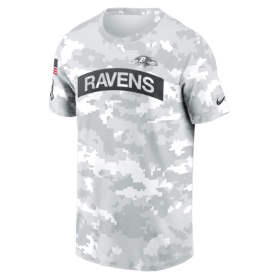 Playera Nike Dri-FIT de la NFL para hombre Baltimore Ravens Salute to Service Edge Arch