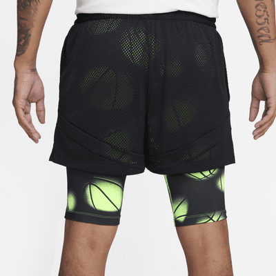 Shorts de básquetbol Dri-FIT de 10 cm 2 en 1 para hombre Ja