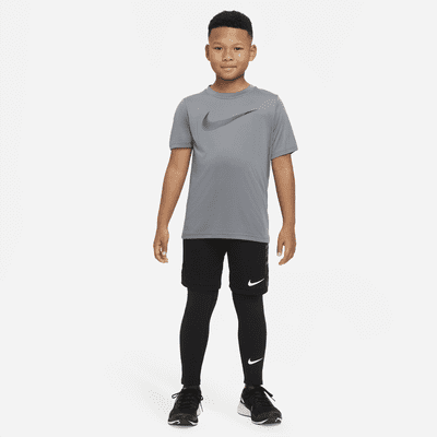 Nike Pro Dri-FIT older kids' (boys') tights. Nike NL