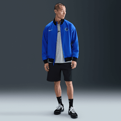 Fotbollsjacka Inter Milan Strike Nike Dri-FIT Anthem för män