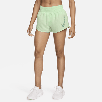 Shorts Dri-FIT de tiro medio de 8 cm con forro de ropa interior para mujer Nike One