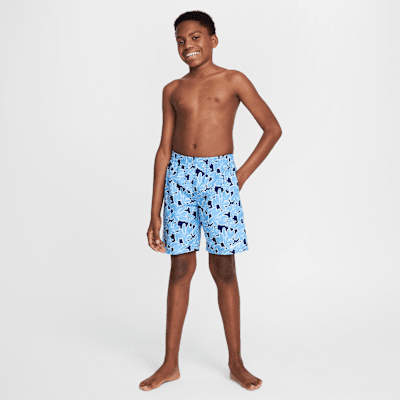 Shorts de vóleibol de 18 cm con forro de ropa interior para niño talla grande Nike Swim Breaker