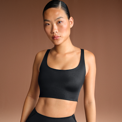 NikeSKIMS Shine Women's Scoop-Neck Bra Top