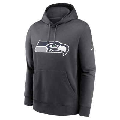 Sudadera con gorro sin cierre Nike de la NFL para hombre Seattle Seahawks Club Logo