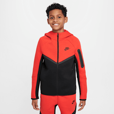 Nike Sportswear Tech Fleece Big Kids' Full-Zip Hoodie