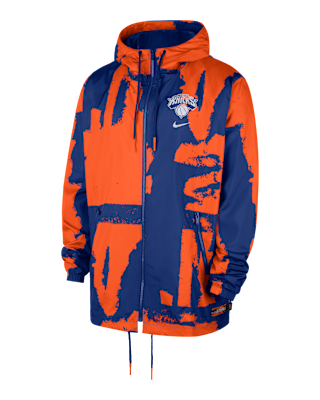 Мужская куртка New York Knicks Courtside Nike NBA Club Woven Full-Zip