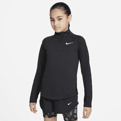 Mayo desfile pastor Nike Dri-FIT Big Kids' (Girls') Long-Sleeve Running Top. Nike.com