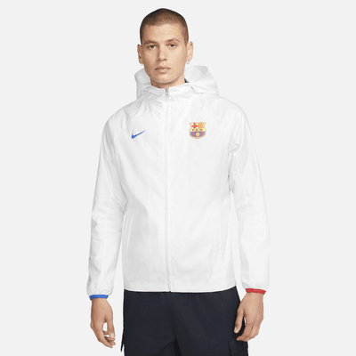 Chamarra de fútbol Nike para hombre FC Barcelona AWF